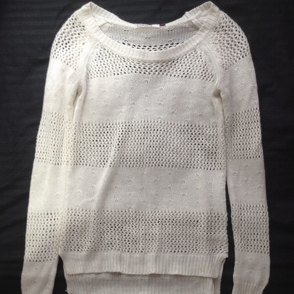 White long sleeve, sweater